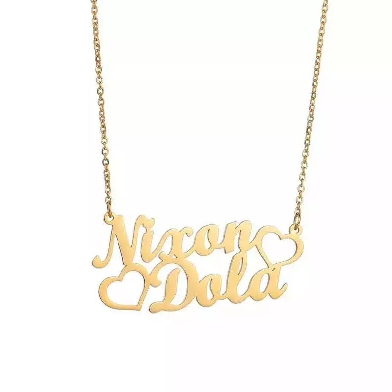 Two Layer Name Necklace
